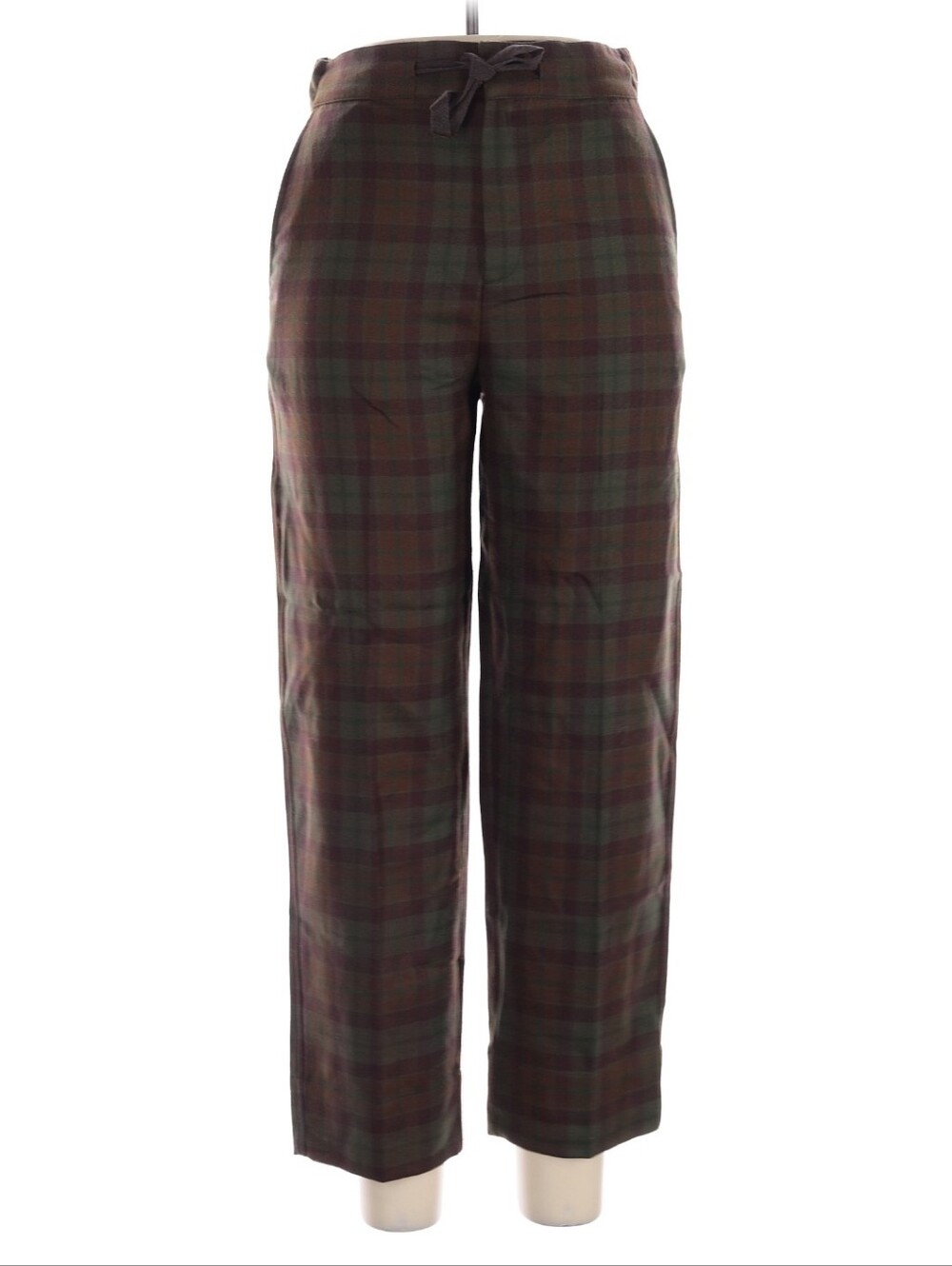 Soeur Plaid Wool Pants / Trousers
